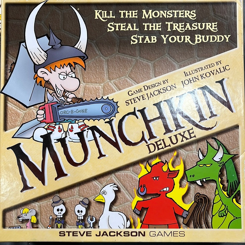 Munchkin Deluxe Edition Dungeon Adventure | By Steve Jackson Games